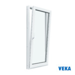 Пластиковое окно ПВХ VEKA одностворчатое 1160x800мм (ВхШ) Двухкамерное